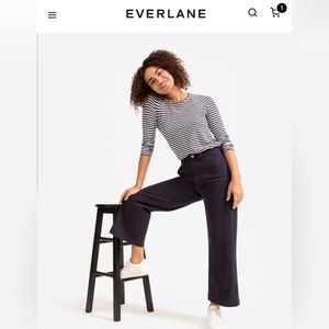 Everlane - The Wide-Leg Crop Pant Sz4